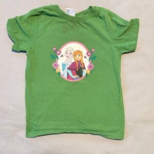 Disney Frozen Green Short Sleeve Tee